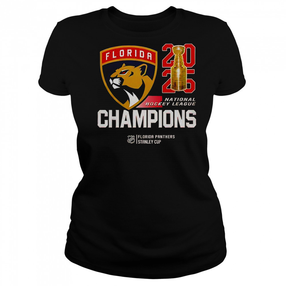 Florida Panthers 2025 National Hockey League Final Champions T-Shirt Women's T-shirt