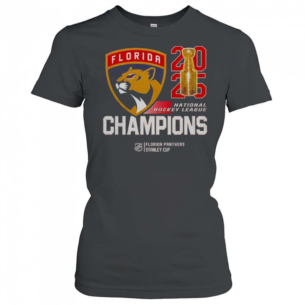 Florida Panthers 2025 National Hockey League Final Champions T-Shirt Women's T-shirt
