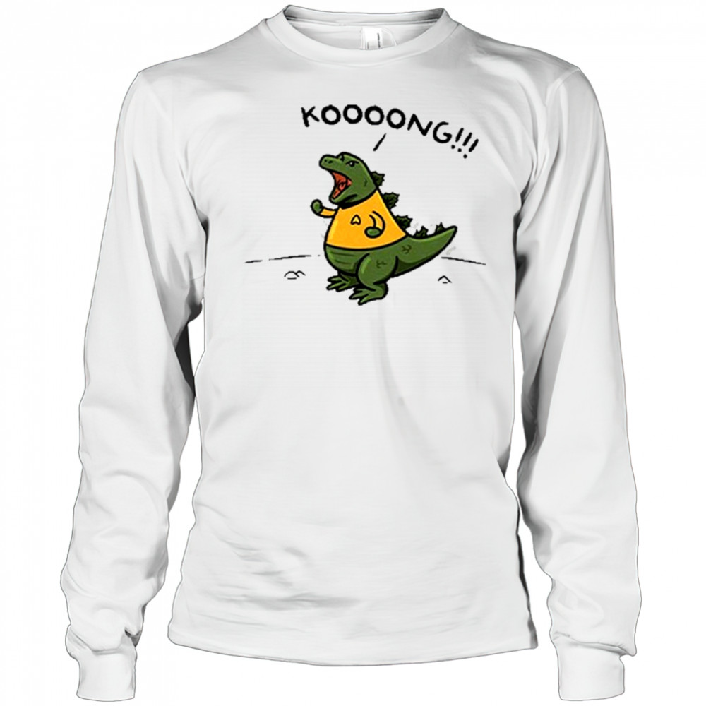 Godzilla Kooong Dinosaur T-Shirt Long Sleeved
