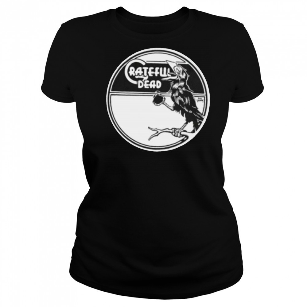 Grateful Dead Wake of the Flood Crow Label Vintage Band Shirt Women's T-shirt