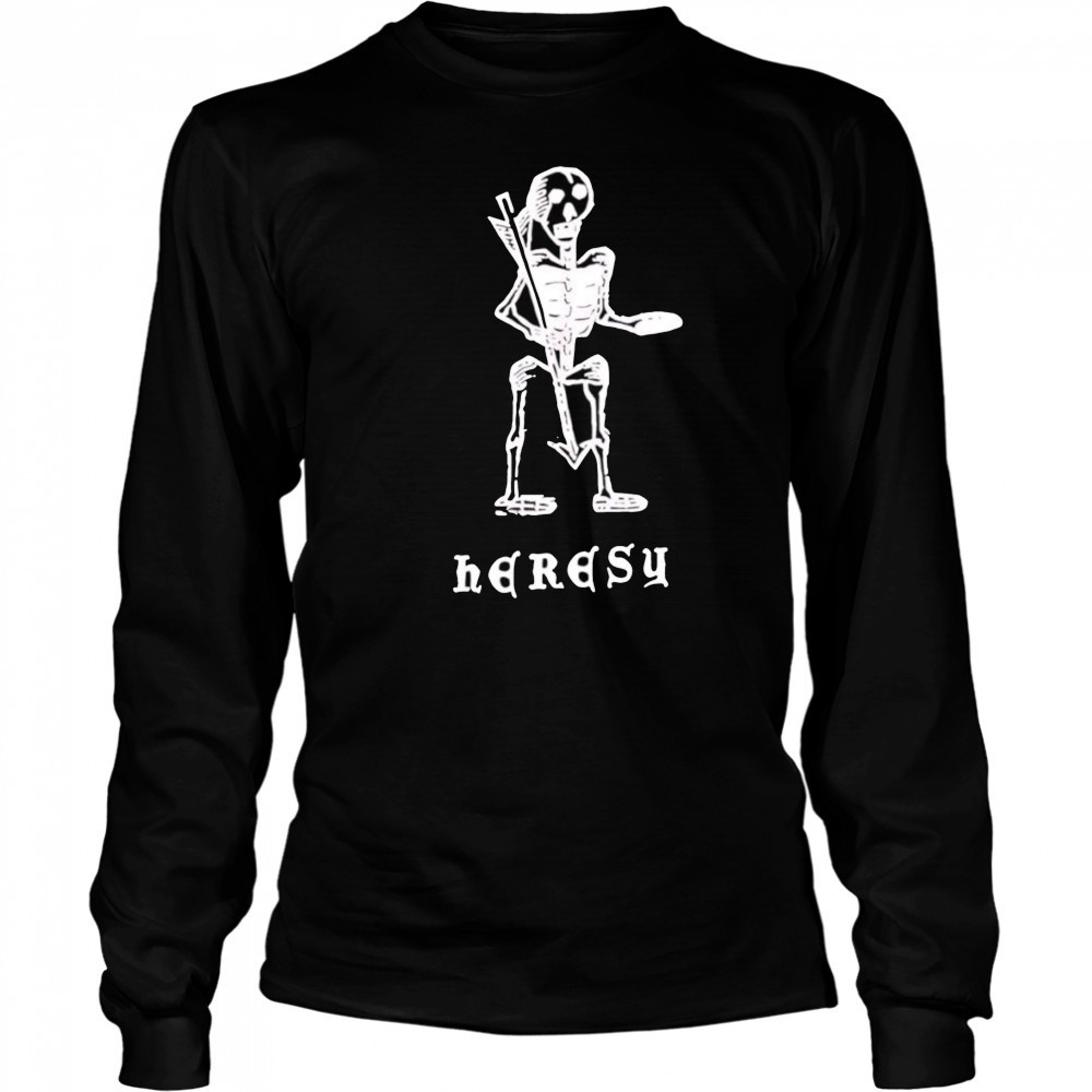 Heresy skeleton shirt Long Sleeved