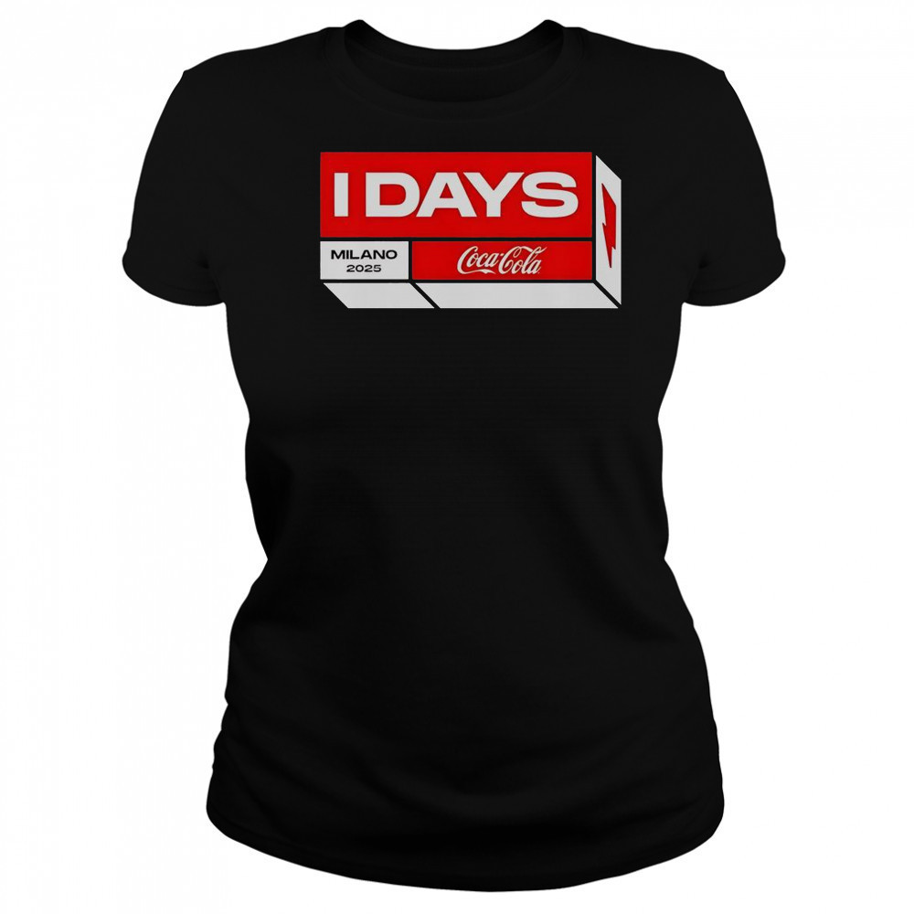I-Days Festival Milano 2025 Cocacola Italy Merch From June 2-August 27 2025 Two Sided T-Shirt Women's T-shirt