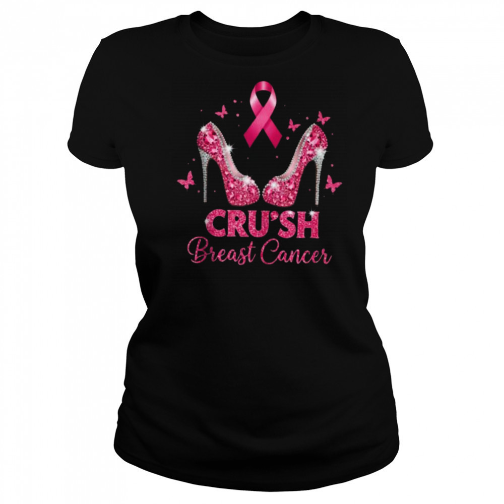 I Wear Pink In Memory Of My Mom Breast Cancer Awareness Shirt Women's T-shirt