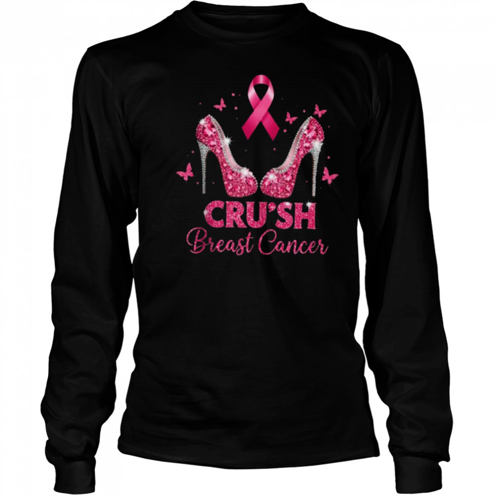 I Wear Pink In Memory Of My Mom Breast Cancer Awareness Shirt Long Sleeved