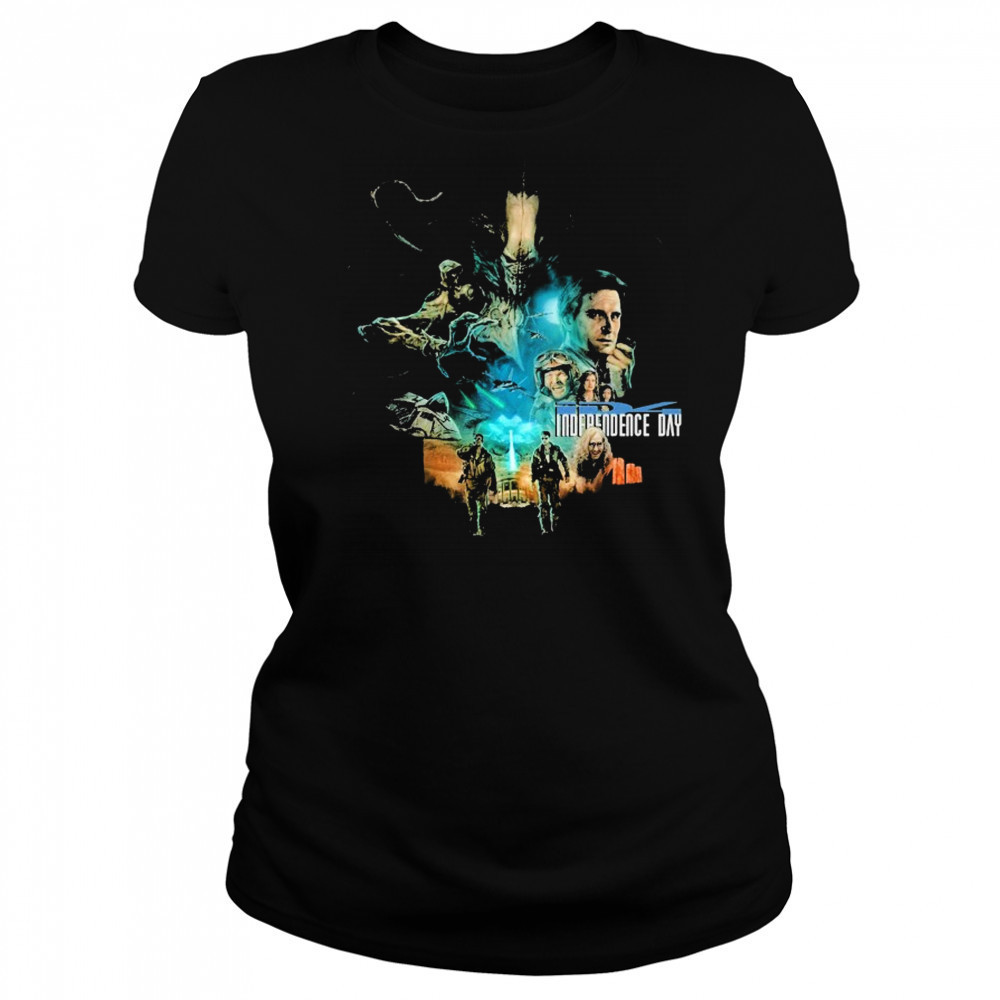 Independence Day Alien Attack T-shirt Women's T-shirt