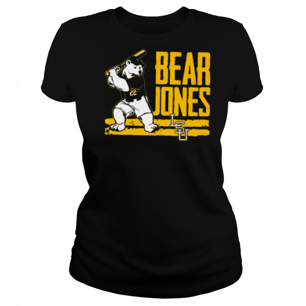 Jared Jones Bear LSU Baseball Shirt Women's T-shirt