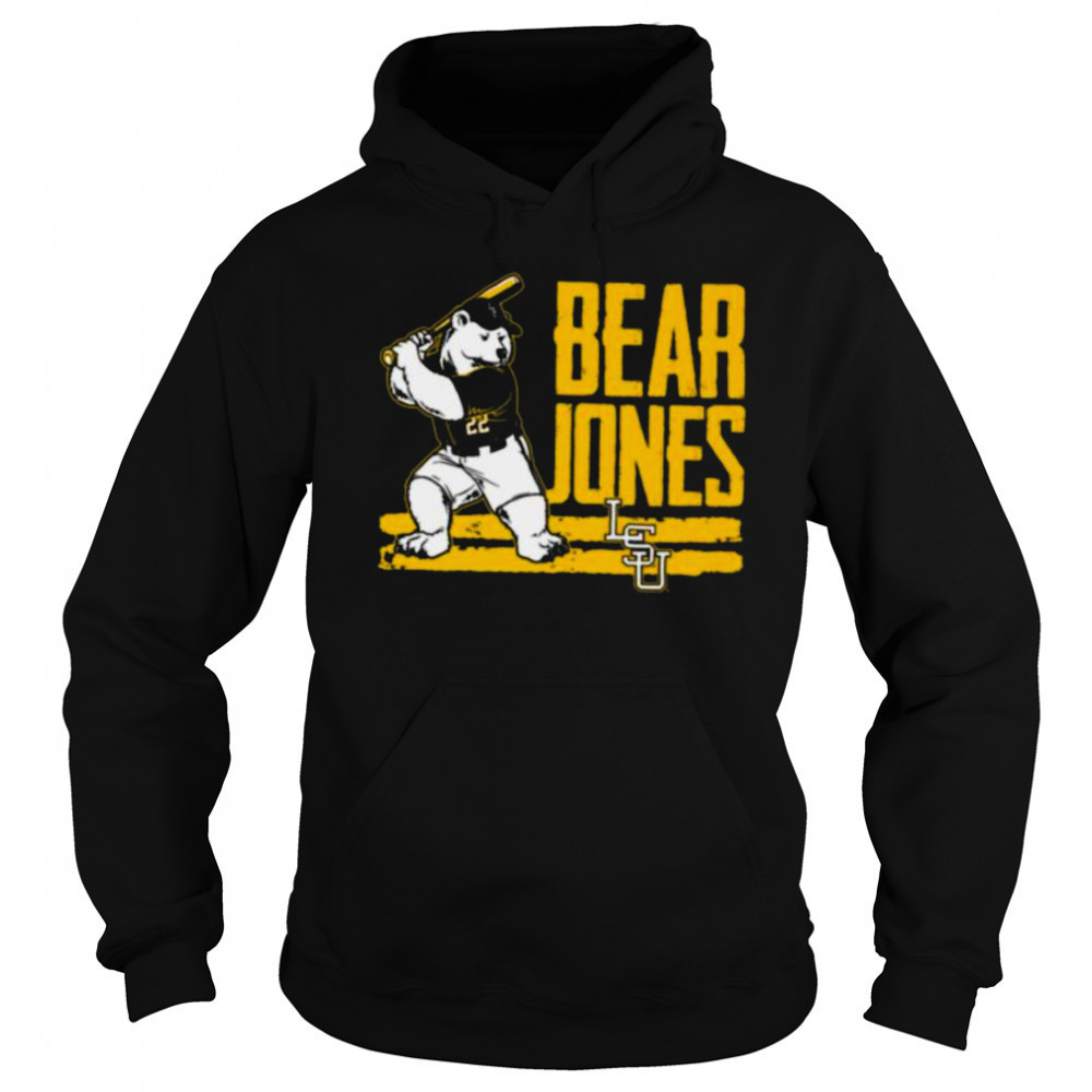 Jared Jones Bear LSU Baseball Shirt Sweatshirt