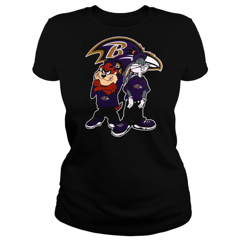 Looney Tunes Hip Hop Baltimore Ravens Shirt Women's T-shirt