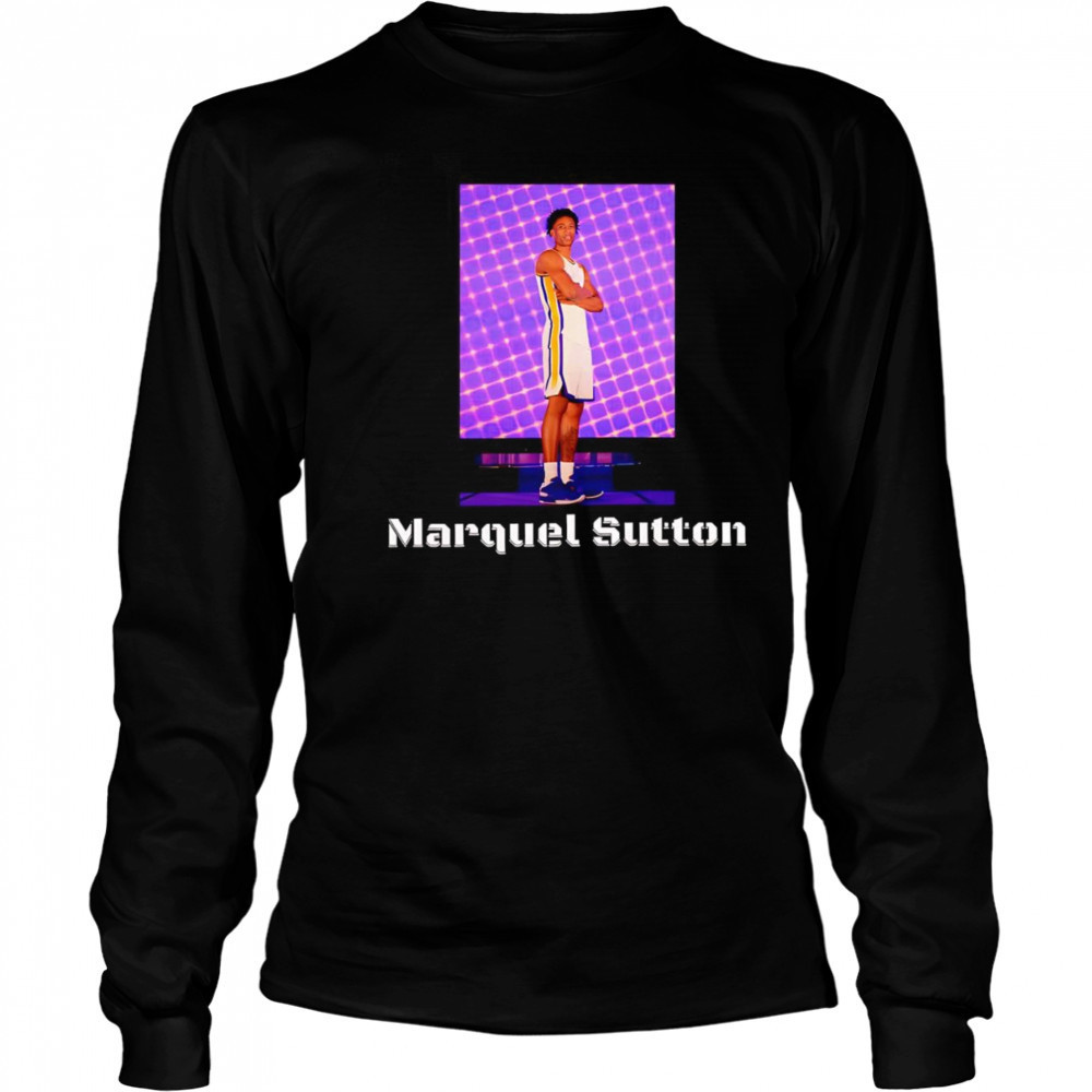 Marquel Sutton neon photo shirt Long Sleeved