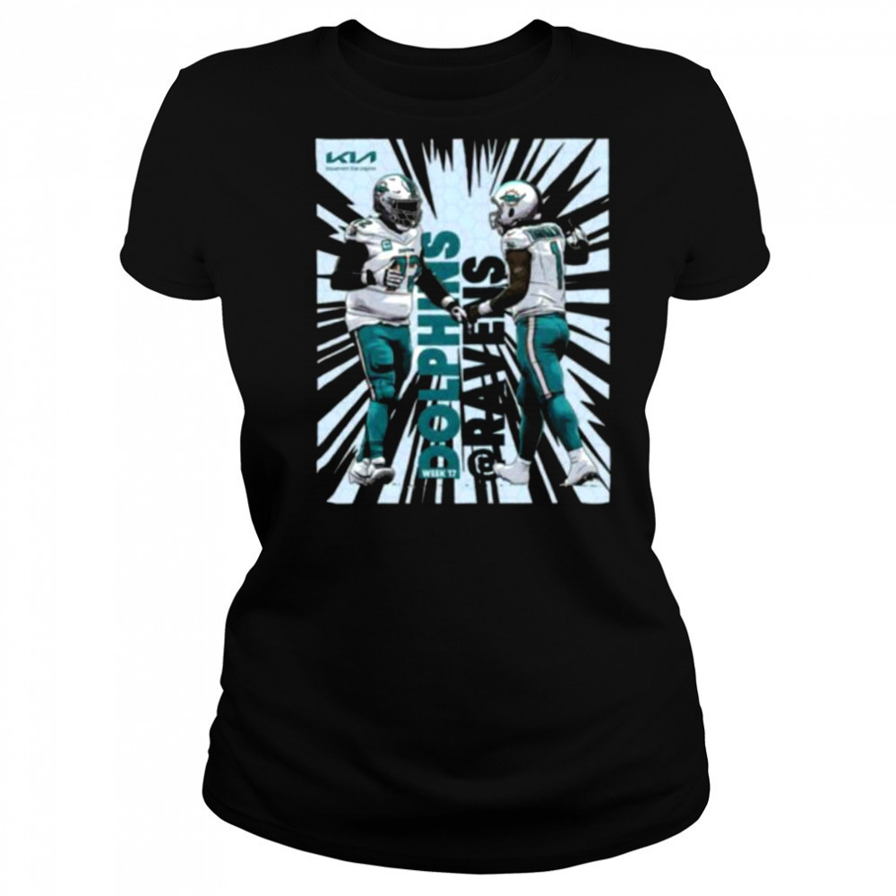 Miami Dolphins And Ravens Week 17 Shirt Women's T-shirt