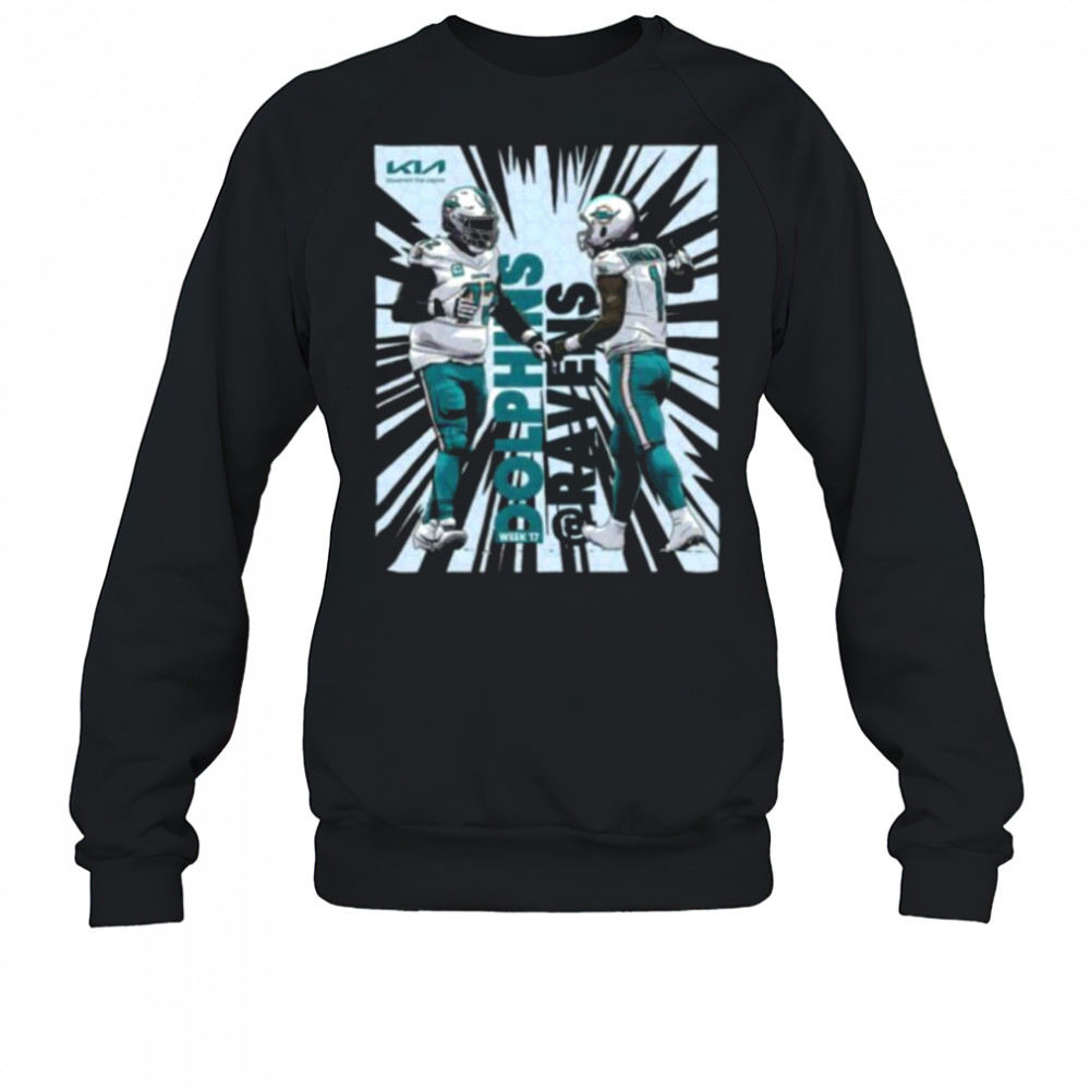 Miami Dolphins And Ravens Week 17 Shirt Sweatshirt