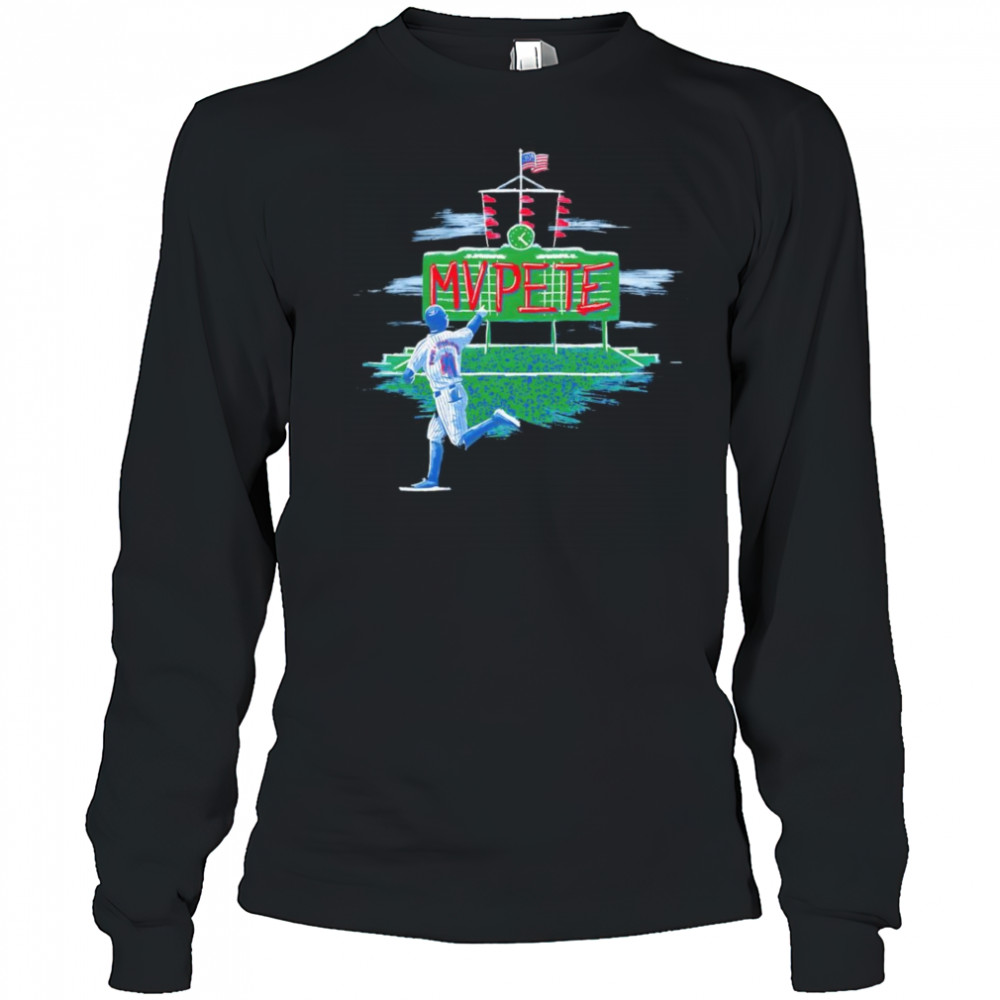 MVPete Chicago Cubs baseball shirt Long Sleeved