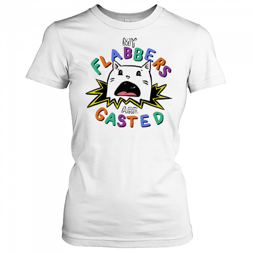 My flabbers are gasted cat shirt Women's T-shirt