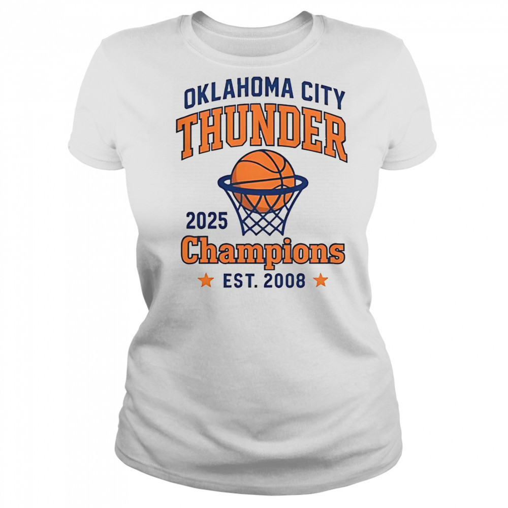 Oklahoma City OKC Thunder Champions 2025 T-Shirt Women's T-shirt