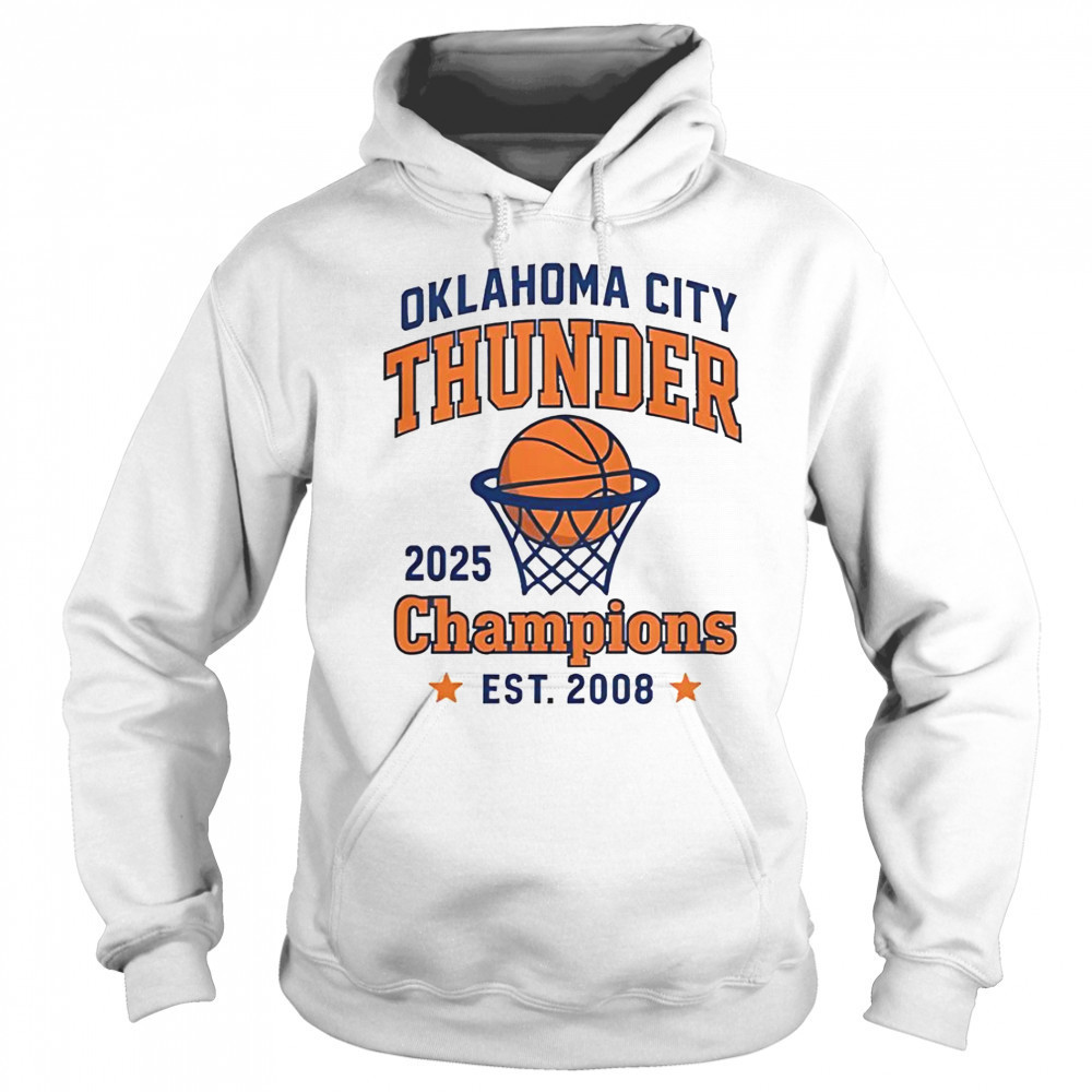 Oklahoma City OKC Thunder Champions 2025 T-Shirt Sweatshirt