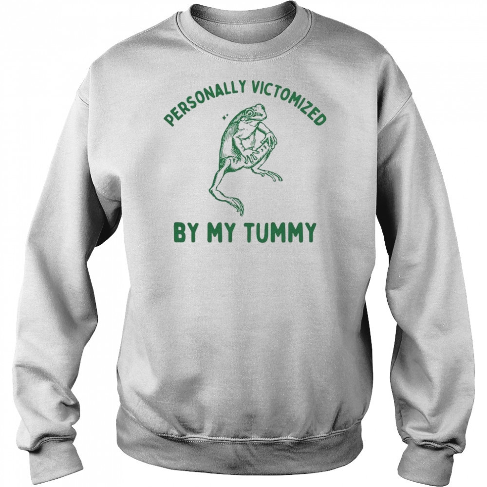 Personally Victomized By My Tummy Frog T-shirt Hoodie