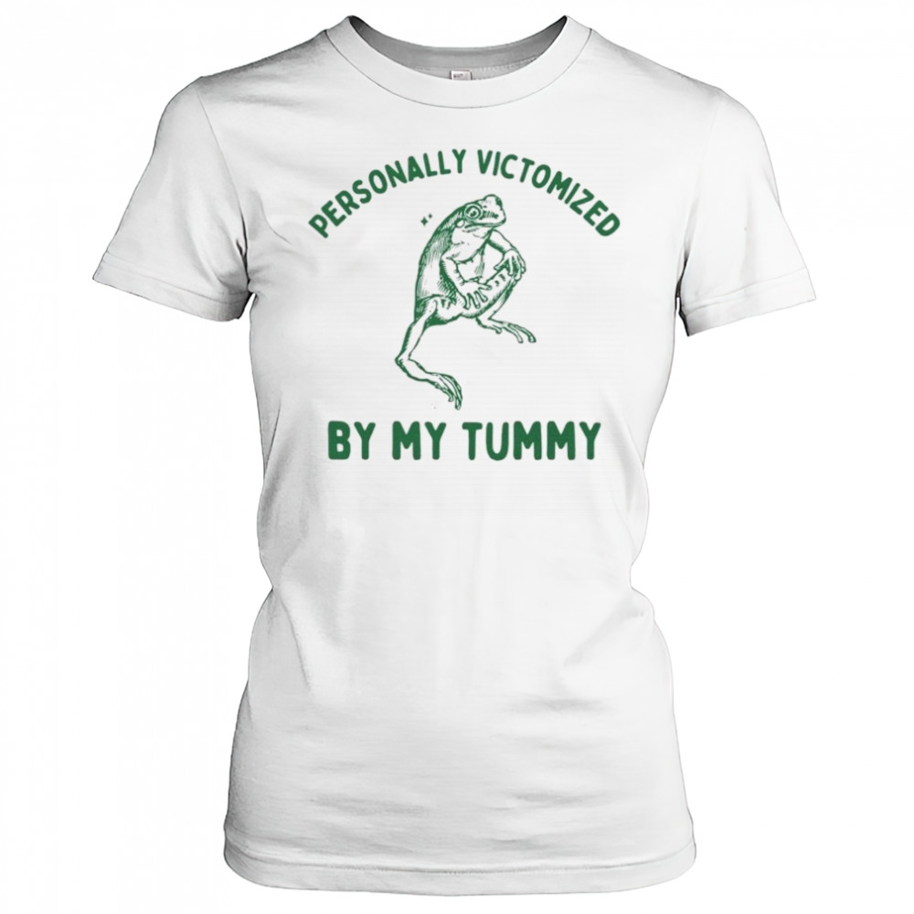 Personally Victomized By My Tummy Frog T-shirt Women's T-shirt
