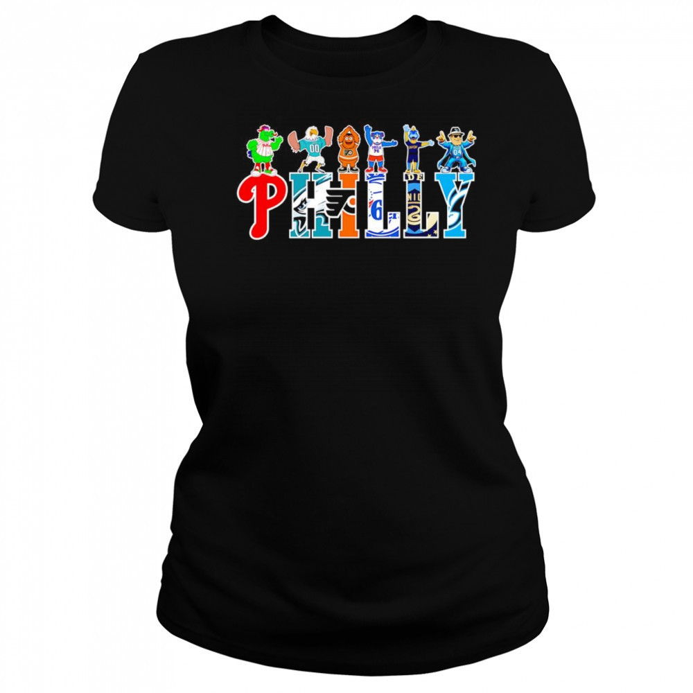 Philly sports mascot cartoon shirt Women's T-shirt