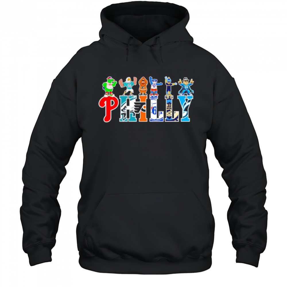 Philly sports mascot cartoon shirt Hoodie