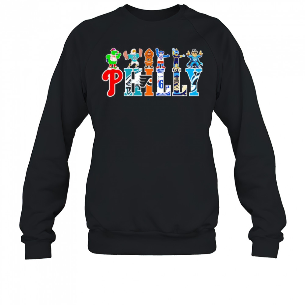 Philly sports mascot cartoon shirt Sweatshirt