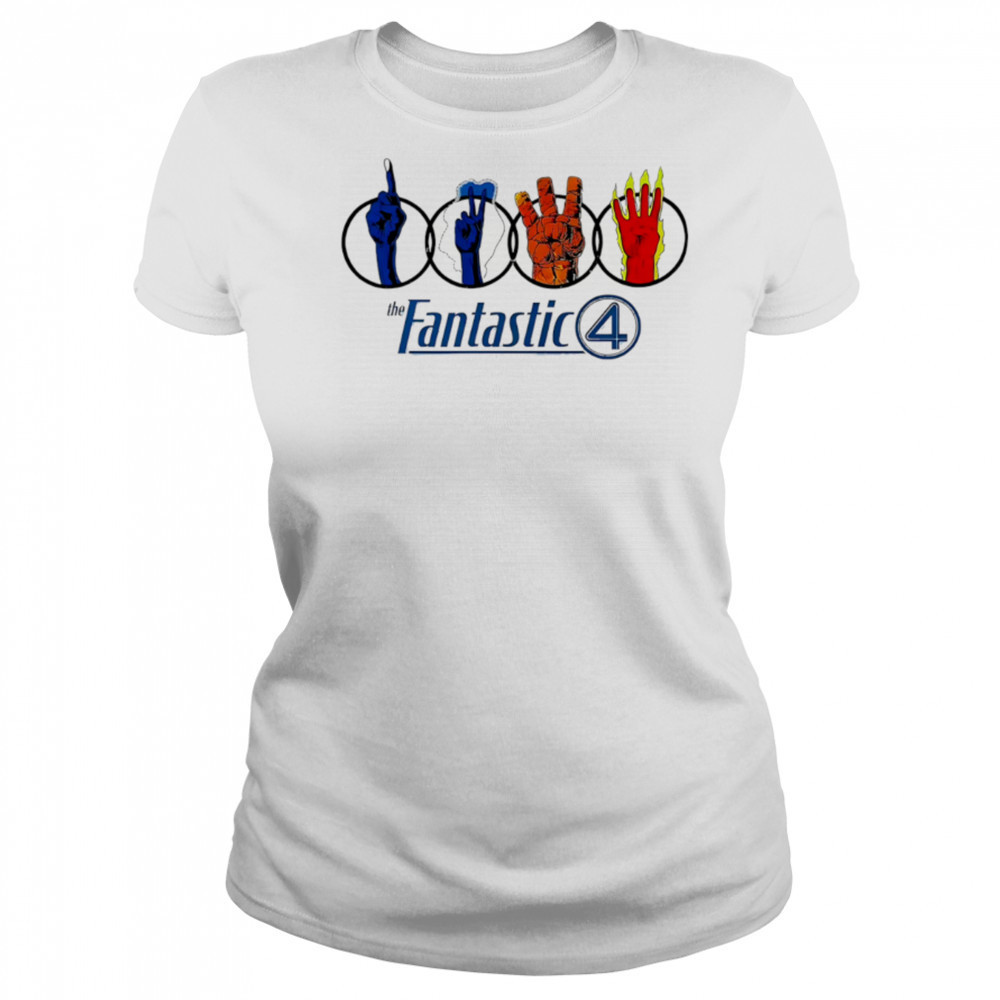 Sign language hand the Fantastic 4 shirt Women's T-shirt