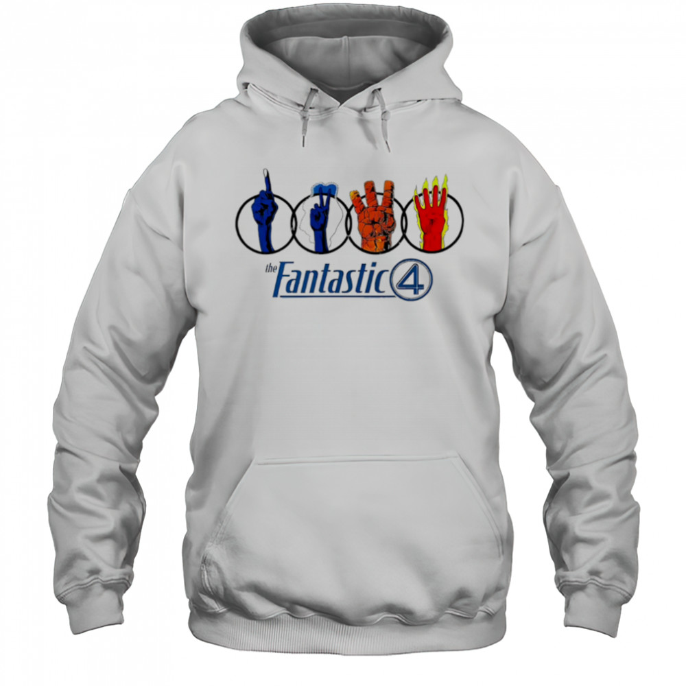 Sign language hand the Fantastic 4 shirt Hoodie