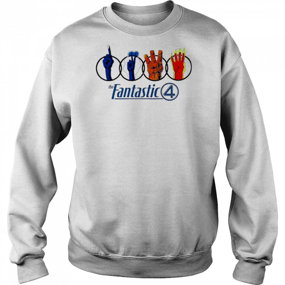 Sign language hand the Fantastic 4 shirt Hoodie