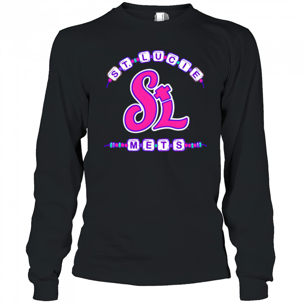 St. Lucie Girls Mets shirt Long Sleeved