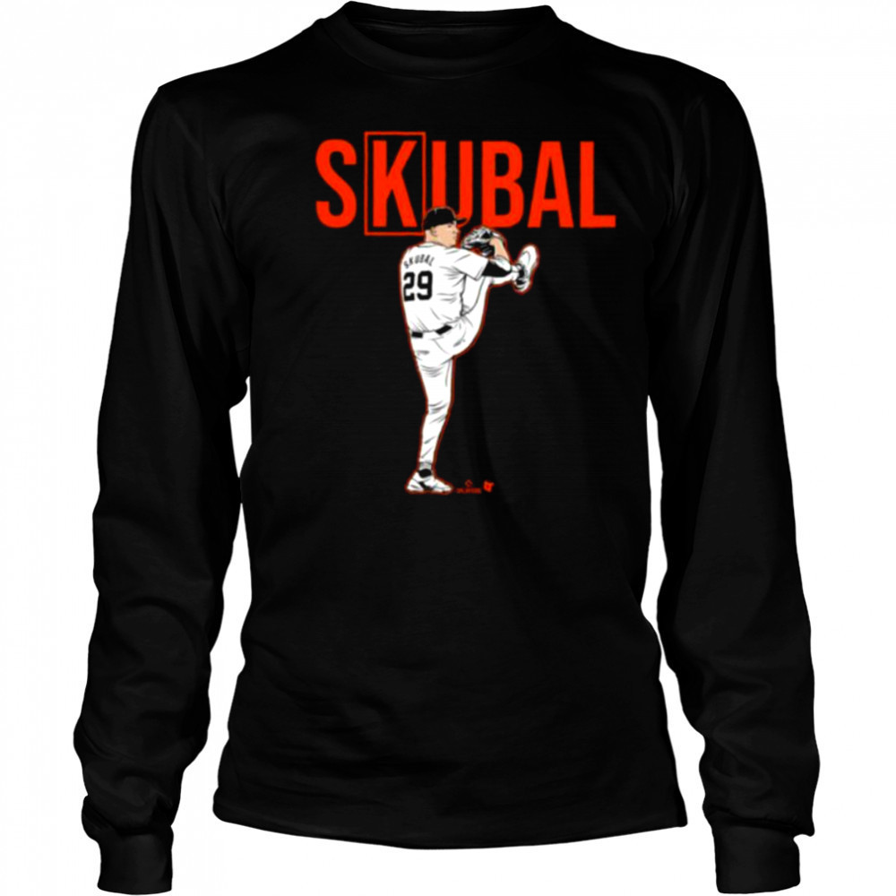 Tarik Skubal K Sign Detroit Baseball Shirt Long Sleeved
