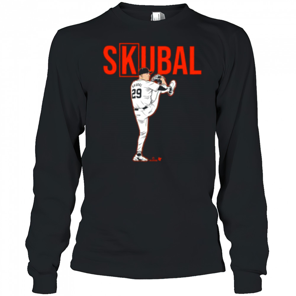 Tarik Skubal K Sign Detroit Baseball Shirt Long Sleeved