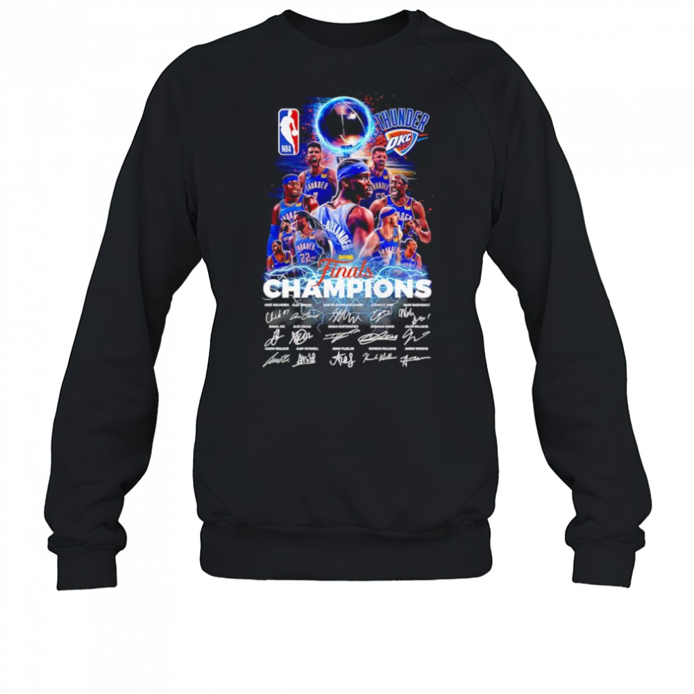 Thunder 2025 Finals Champions signature shirt Sweatshirt