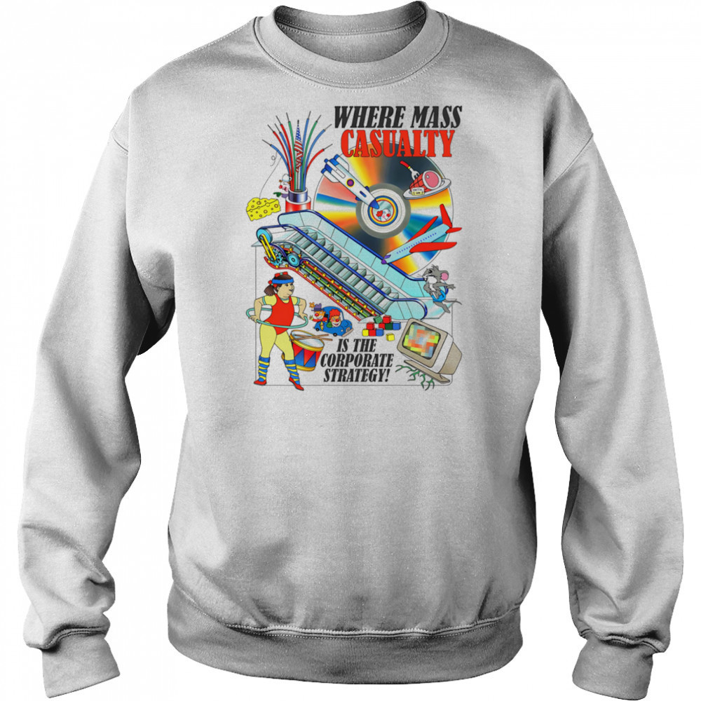Where mass casualty is the corporate strategy shirt Hoodie
