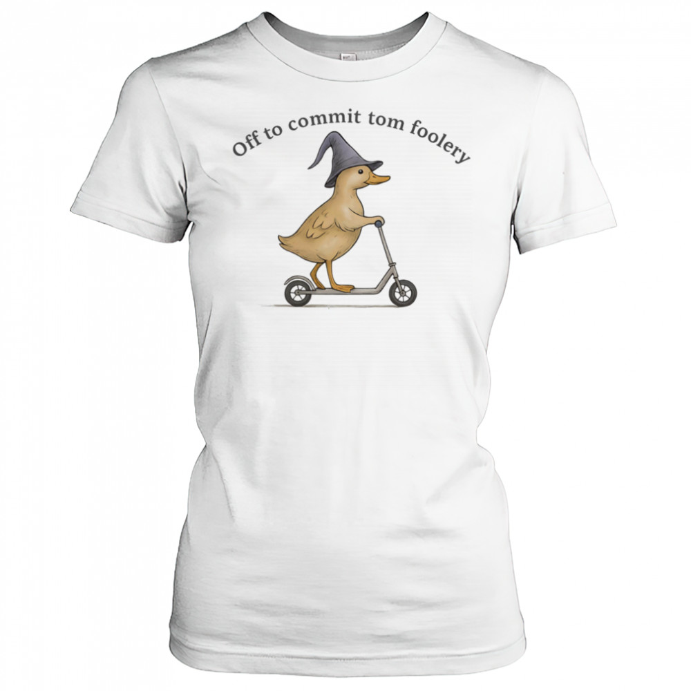 Wizard duck off to commit tomfoolery shirt Women's T-shirt