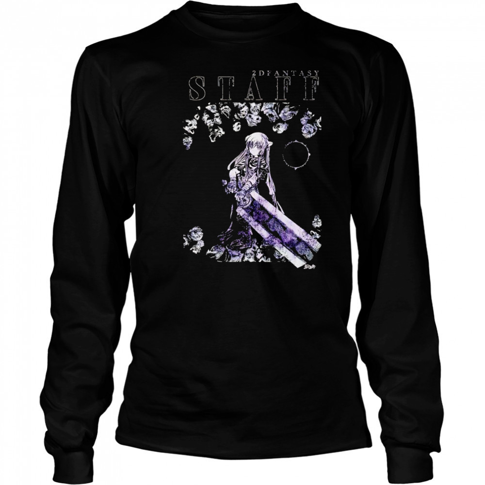 2D Fantasy staff Cherserk shirt Long Sleeved