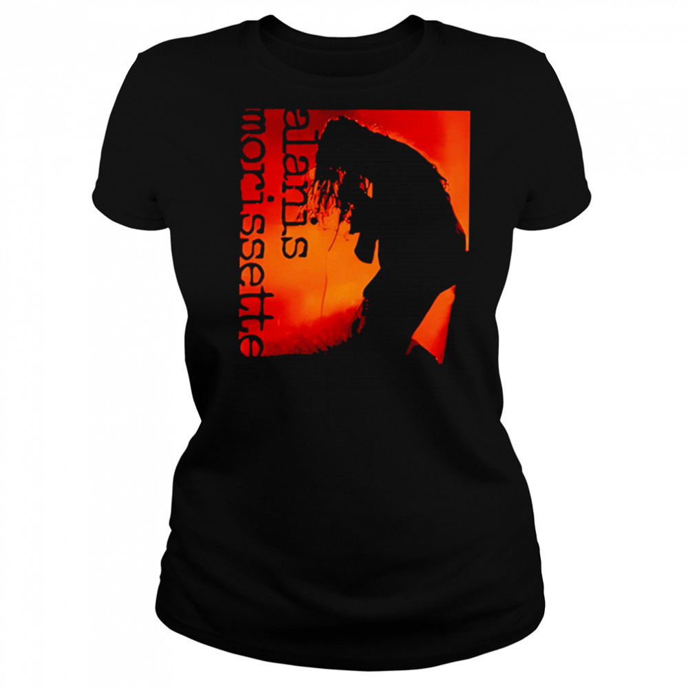 Alanis orange silhouette picture shirt Women's T-shirt