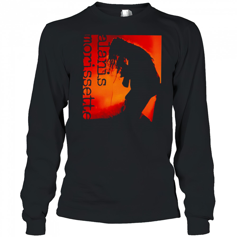 Alanis orange silhouette picture shirt Long Sleeved