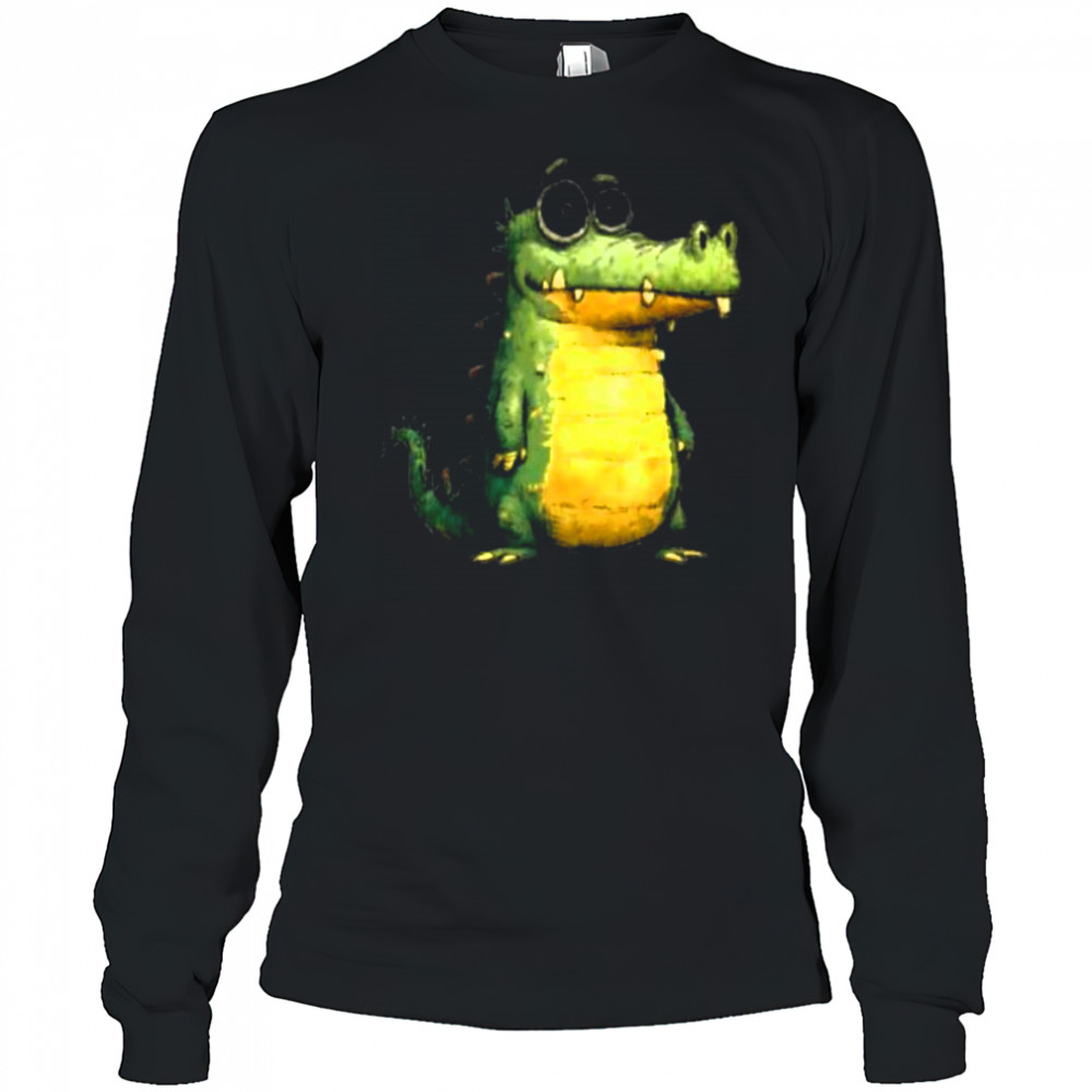 Alligator Alcatraz cartoon shirt Long Sleeved