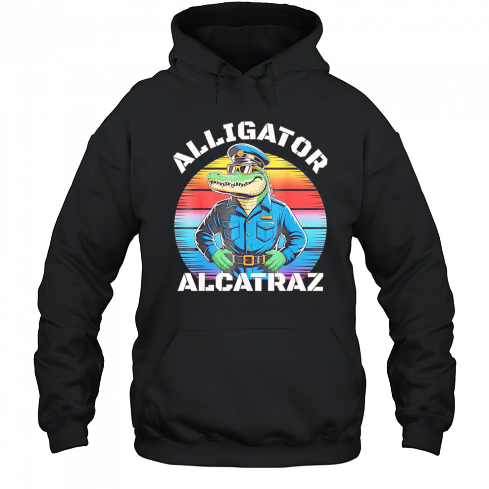 Alligator alcatraz crocodile police shirt Hoodie