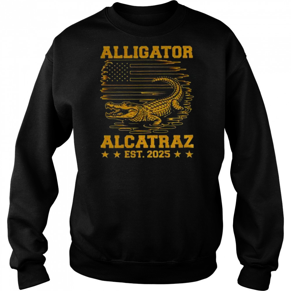 Alligator Alcatraz est 2025 shirt Hoodie
