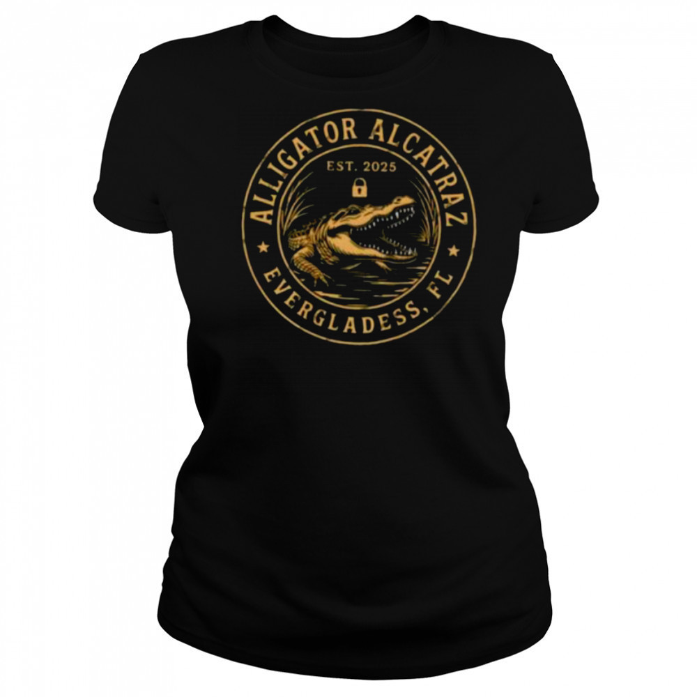 Alligator Alcatraz Everglades est 2025 shirt Women's T-shirt