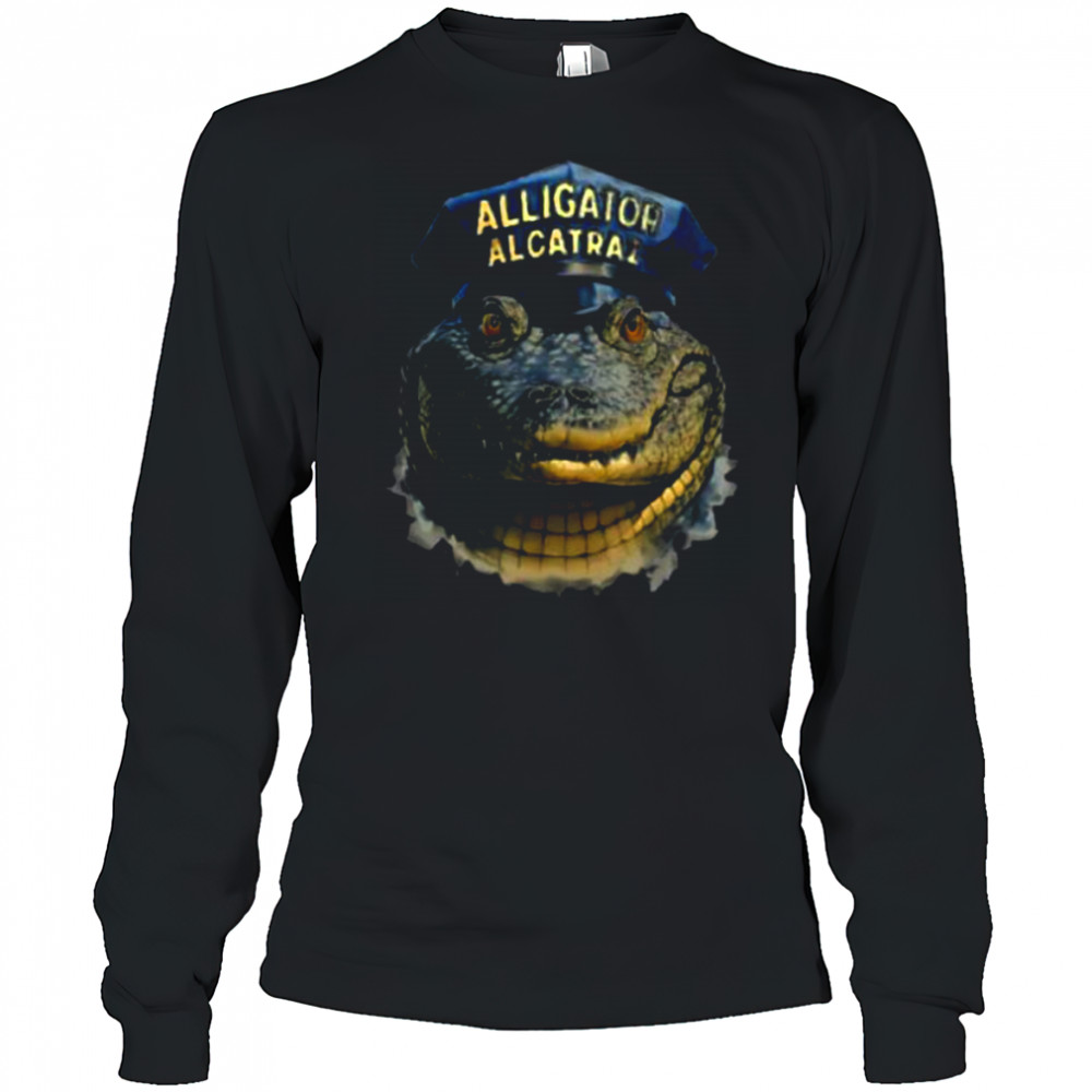 Alligator Alcatraz Everglades Florida police hat shirt Long Sleeved