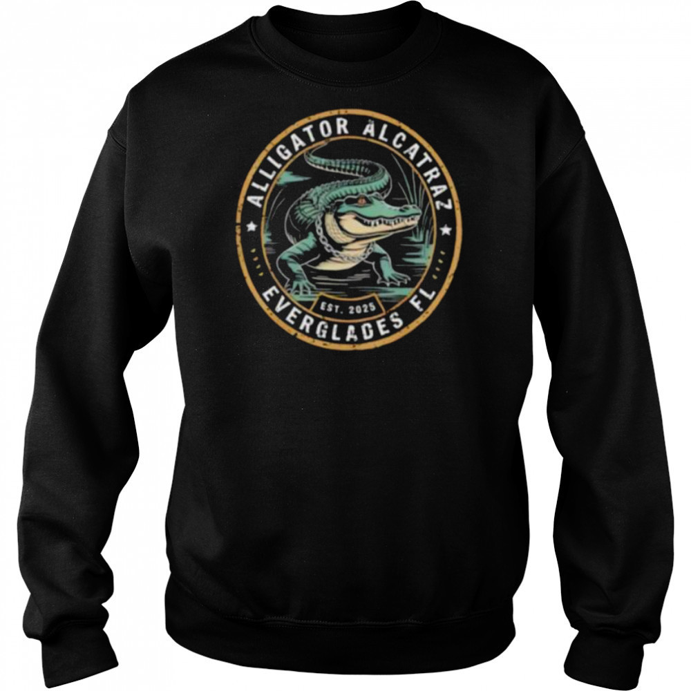 Alligator Alcatraz Florida Everglades est 2025 shirt Hoodie