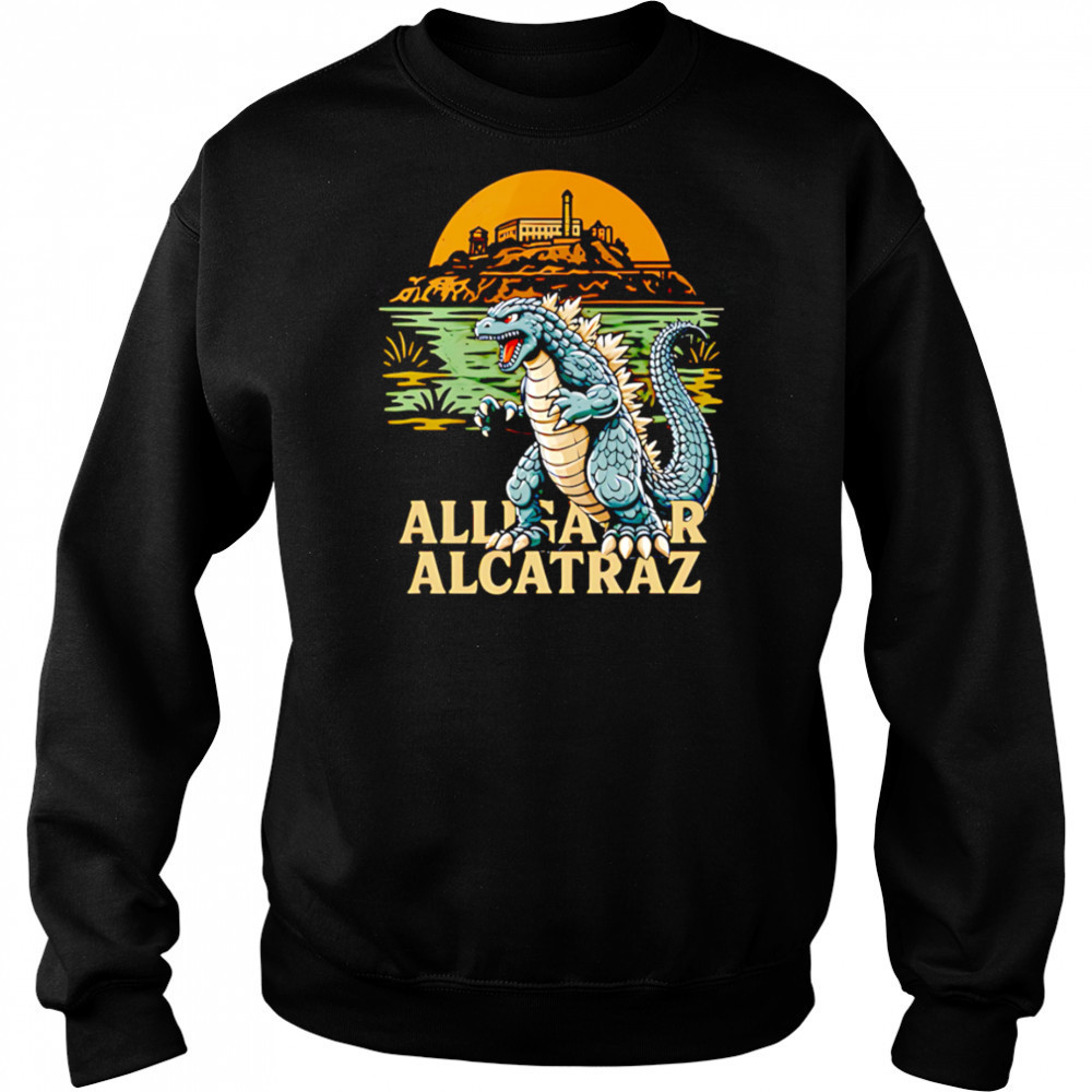 Alligator Alcatraz Godzilla shirt Hoodie