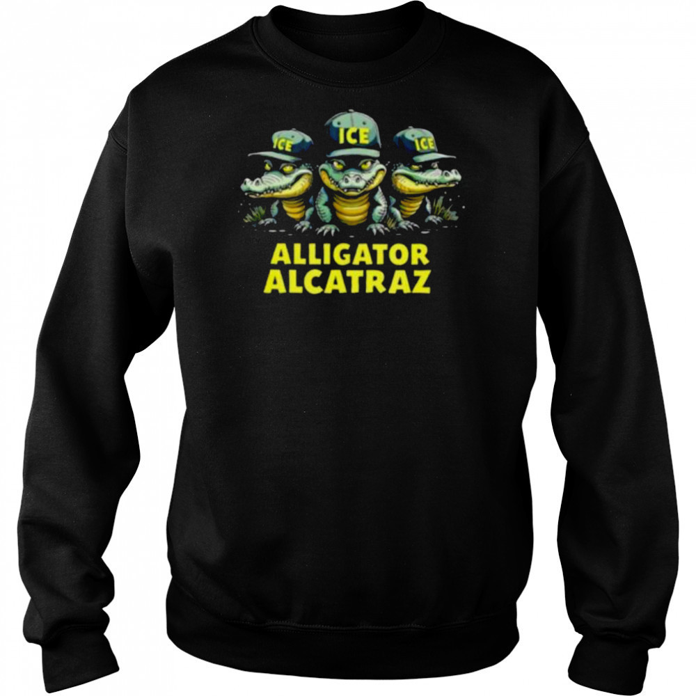 Alligator Alcatraz Ice hat shirt Hoodie