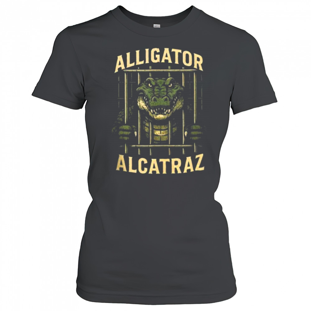 Alligator Alcatraz Locked Up Swamp Parody Design Shirt Women's T-shirt