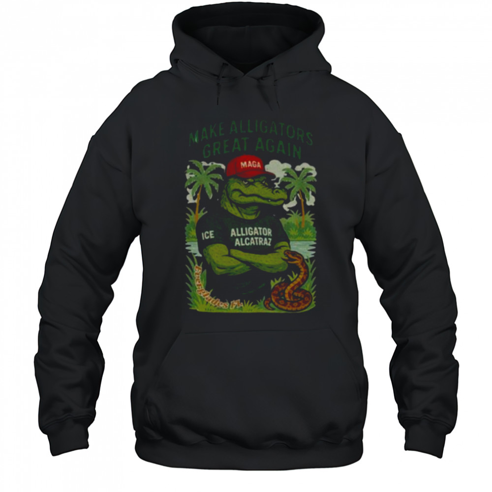 Alligator Alcatraz MAGA red hat make Alligators great again shirt Hoodie