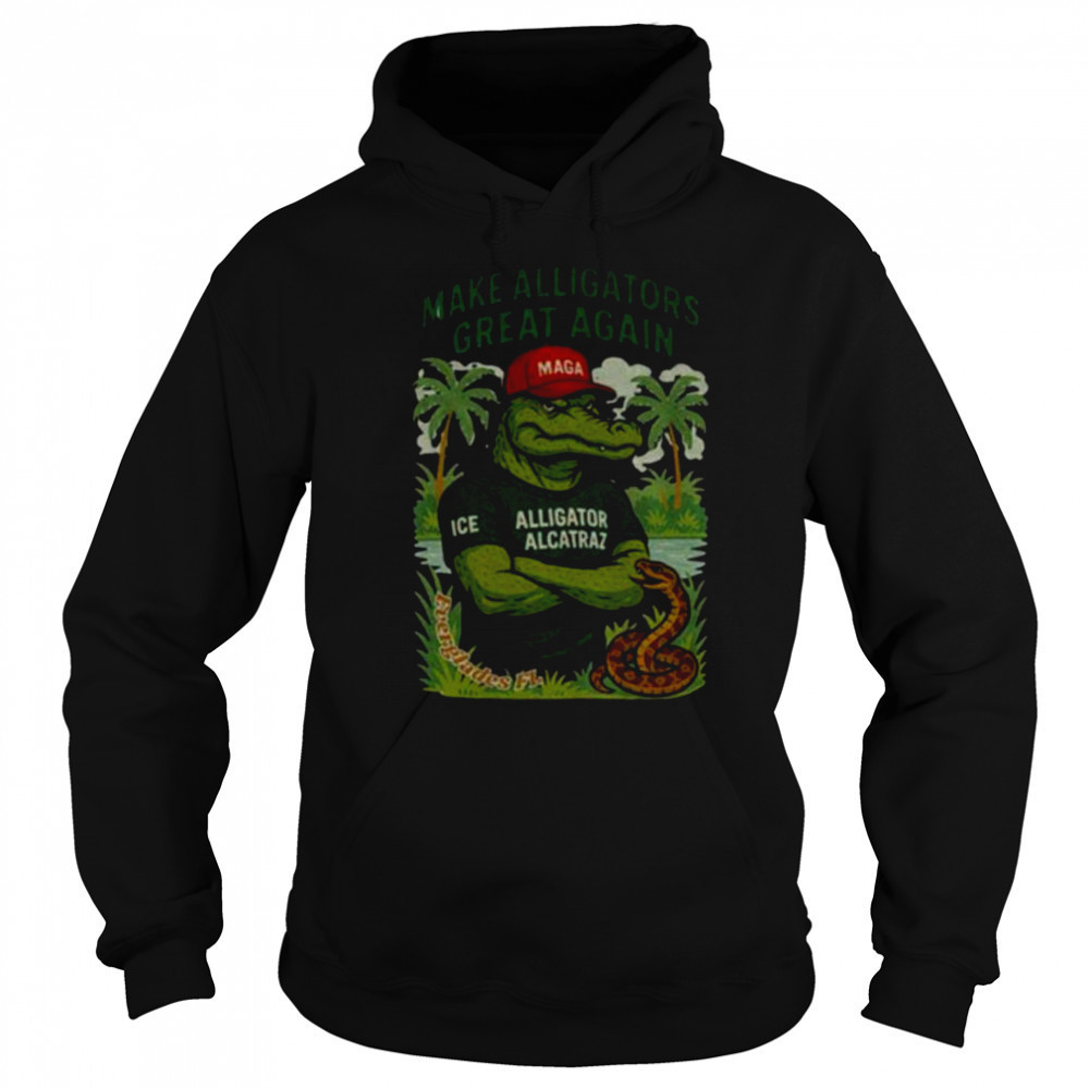 Alligator Alcatraz MAGA red hat make Alligators great again shirt Sweatshirt