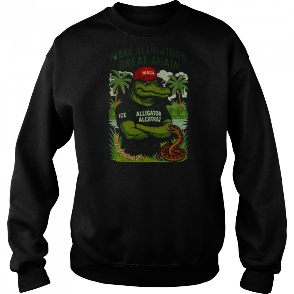 Alligator Alcatraz MAGA red hat make Alligators great again shirt Hoodie