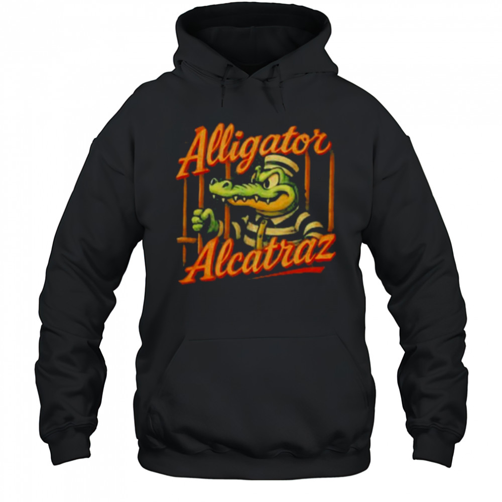 Alligator Alcatraz mugshot cartoon shirt Hoodie
