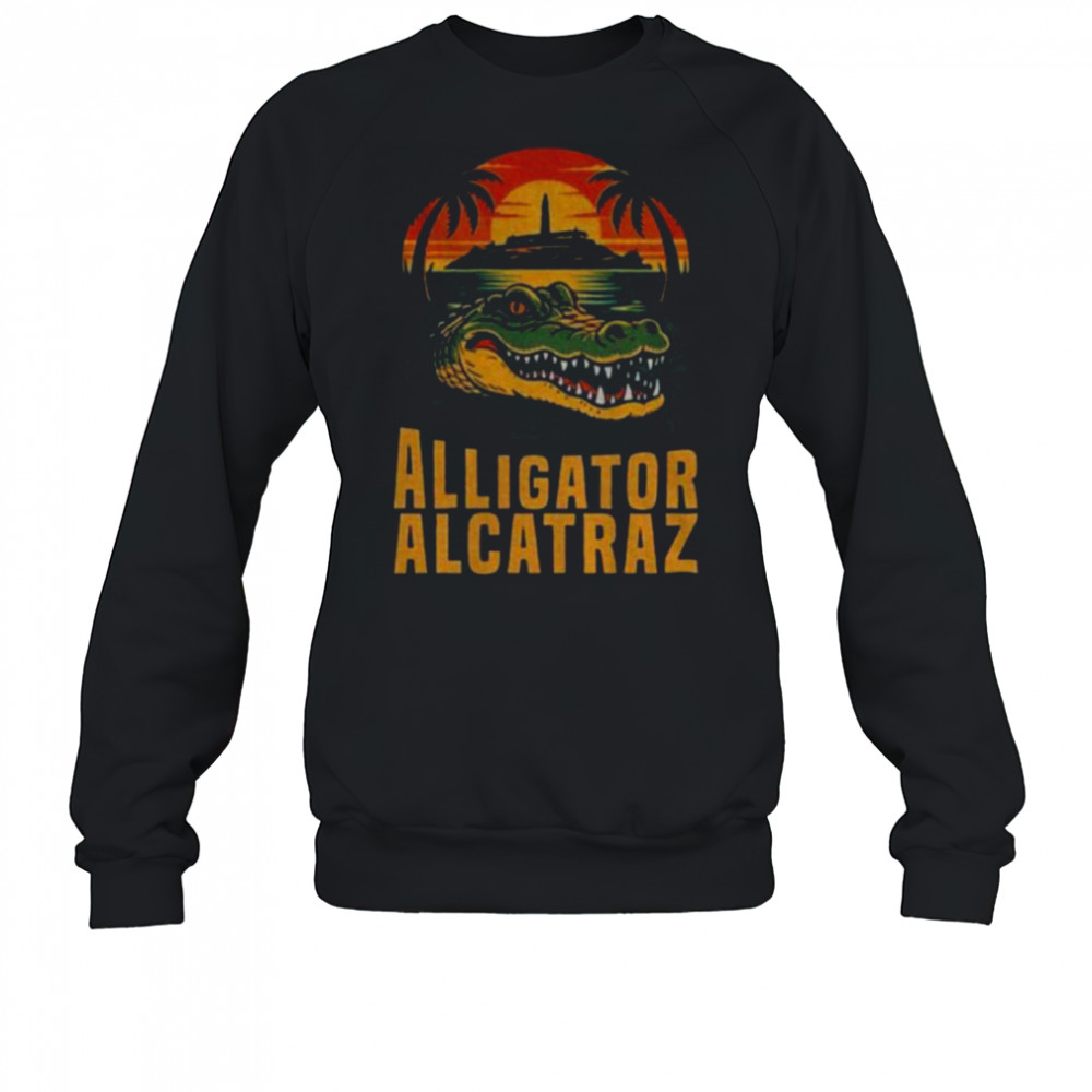 Alligator Alcatraz retro shirt Sweatshirt